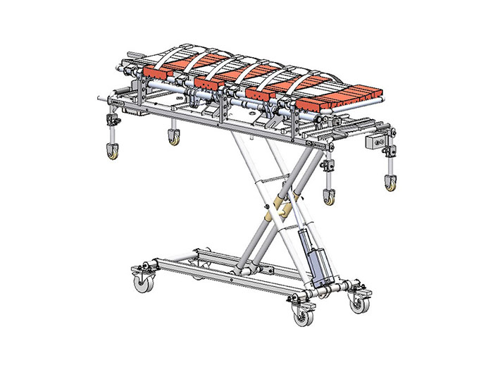 臥位傷員洗消裝置 臥位傷員洗消裝置